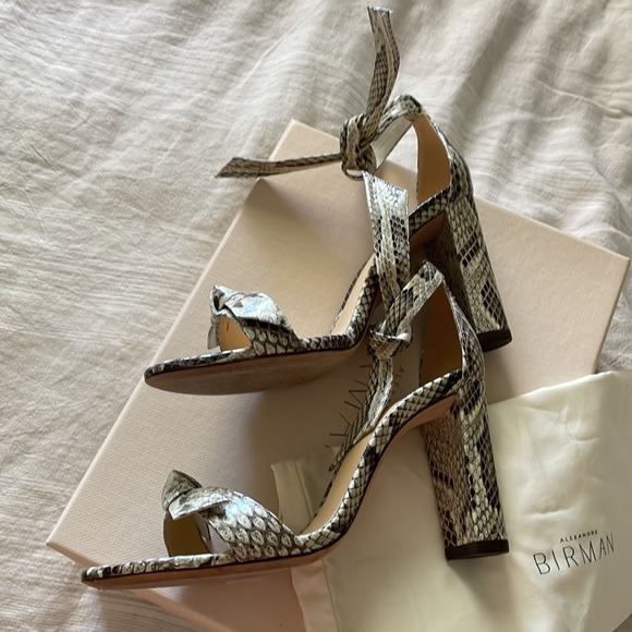 Alexandre Birman Python Clarita Sandals 38 - Picture 7 of 12